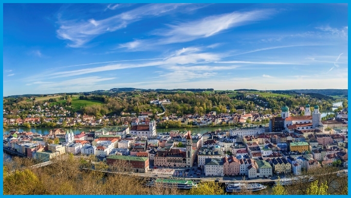 Passau, the city of three rivers